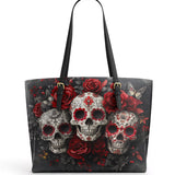Gothistar Queen of Shadows Leather Tote Bag
