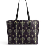 Gothistar Midnight Requiem Leather Tote Bag
