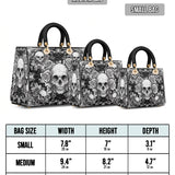 Gothistar Gothic Skullveil Roses Lady Leather Bag