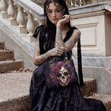 Gothistar Midnight Bloom Lady Leather Bag