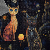 Gothistar All Season Quilt 3-Piece Set Celestial Catspell
