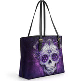 Gothistar Skull Enchantress Leather Tote Bag