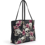 Gothistar Petals & Remains Leather Tote Bag