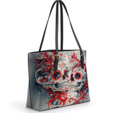 Gothistar Bonded in Shadows Leather Tote Bag