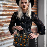 Gothistar Mooncats Mischief Lady Leather Bag