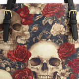 Gothistar  Rosarium Of The Dead Leather Tote Bag