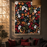 Gothistar Spooky Chic Woven Tapestry Blanket
