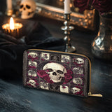 Gothistar Skull Reverie Leather Wallet Purse