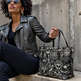 Gothistar Arcane Mystery Leather Tote Bag