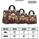 Gothistar Floralis Mortem Lady Leather Bag