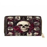 Gothistar Skull Reverie Leather Wallet Purse