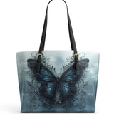 Gothistar Wings of Solace Leather Tote Bag