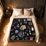 Gothistar Celestial Magic Woven Tapestry Blanket