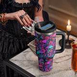 Gothistar Cyber Goth Roses Tumbler