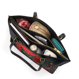 Gothistar Crimson Gaze Leather Tote Bag