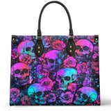 Gothistar Cyber Goth Roses Leather Bag