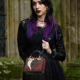 Gothistar Wings Of Fate Lady Leather Bag