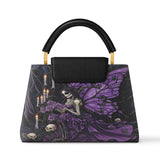 Gothistar Mourning Wings Leather Satchel Bag