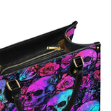 Gothistar Cyber Goth Roses Leather Bag