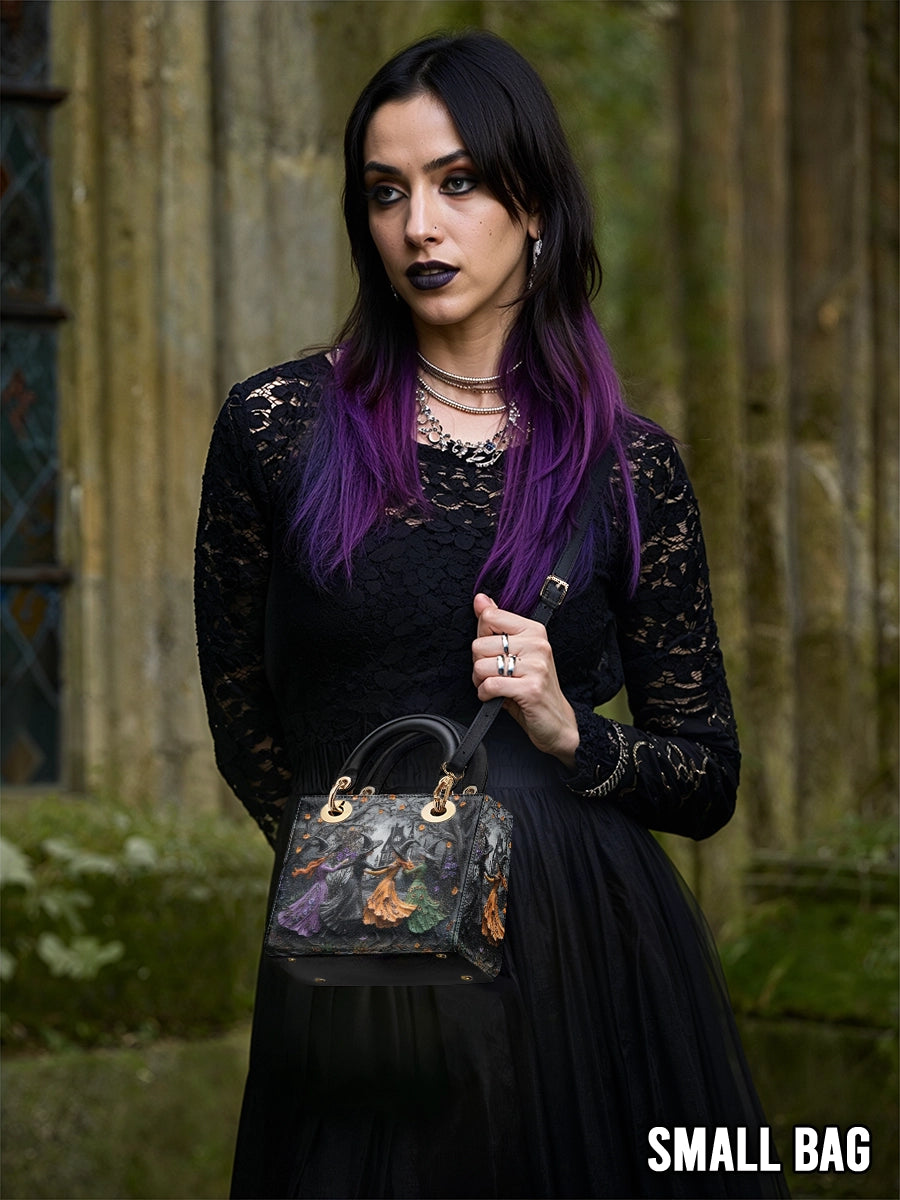 Gothistar Dancing Witches Lady Leather Bag