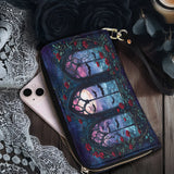 Gothistar Cathedral Of Midnight Leather Wallet Purse