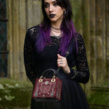 Gothistar Pentacle Bloom Lady Leather Bag