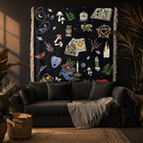 Gothistar Celestial Magic Woven Tapestry Blanket