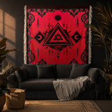 Gothistar Infernal Eclipse Woven Tapestry Blanket