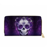 Gothistar Skull Enchantress Leather Wallet Purse