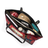 Gothistar Crimson Gate Leather Tote Bag