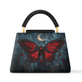 Gothistar Crimson Eclipse Leather Satchel Bag