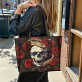 Gothistar Serpent & Silence Leather Tote Bag
