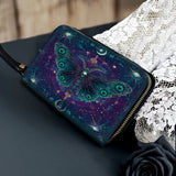 Gothistar Nightshade Moth Leather Wallet Purse