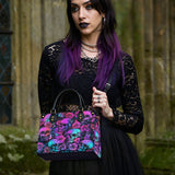 Gothistar Cyber Goth Roses Leather Bag