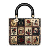 Gothistar Victorian Skull Lady Leather Bag