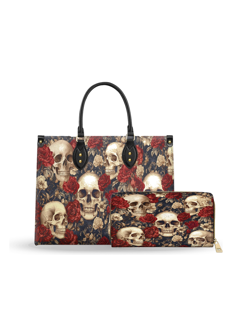 Rosarium Of The Dead leather bag and wallet bundle