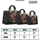 Gothistar Viper Rose Lady Leather Bag