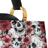 Gothistar Deathbloom Waltz Leather Satchel Bag