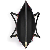 Gothistar Midnight Calavera Leather Tote Bag