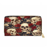 Gothistar Rosarium Of The Dead Leather Wallet Purse