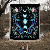 Gothistar Midnight Ascend Woven Tapestry Blanket
