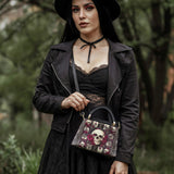 Gothistar Skull Reverie Leather Satchel Bag