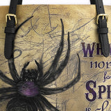Gothistar The Silent Weave Personalized Leather Tote Bag