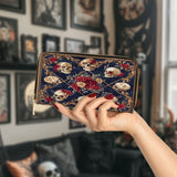 Gothistar Midnight Heirloom Leather Wallet Purse
