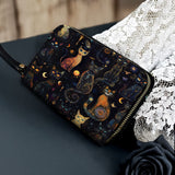 Gothistar Celestial Catspell Leather Wallet Purse