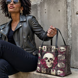 Gothistar Skull Reverie Leather Tote Bag