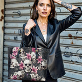 Gothistar Petals & Remains Leather Tote Bag