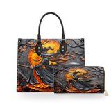 Moonlit Witch leather bag and wallet bundle