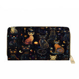 Gothistar Celestial Catspell Leather Wallet Purse