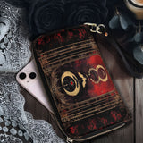 Gothistar Celestial Inferna Leather Wallet Purse